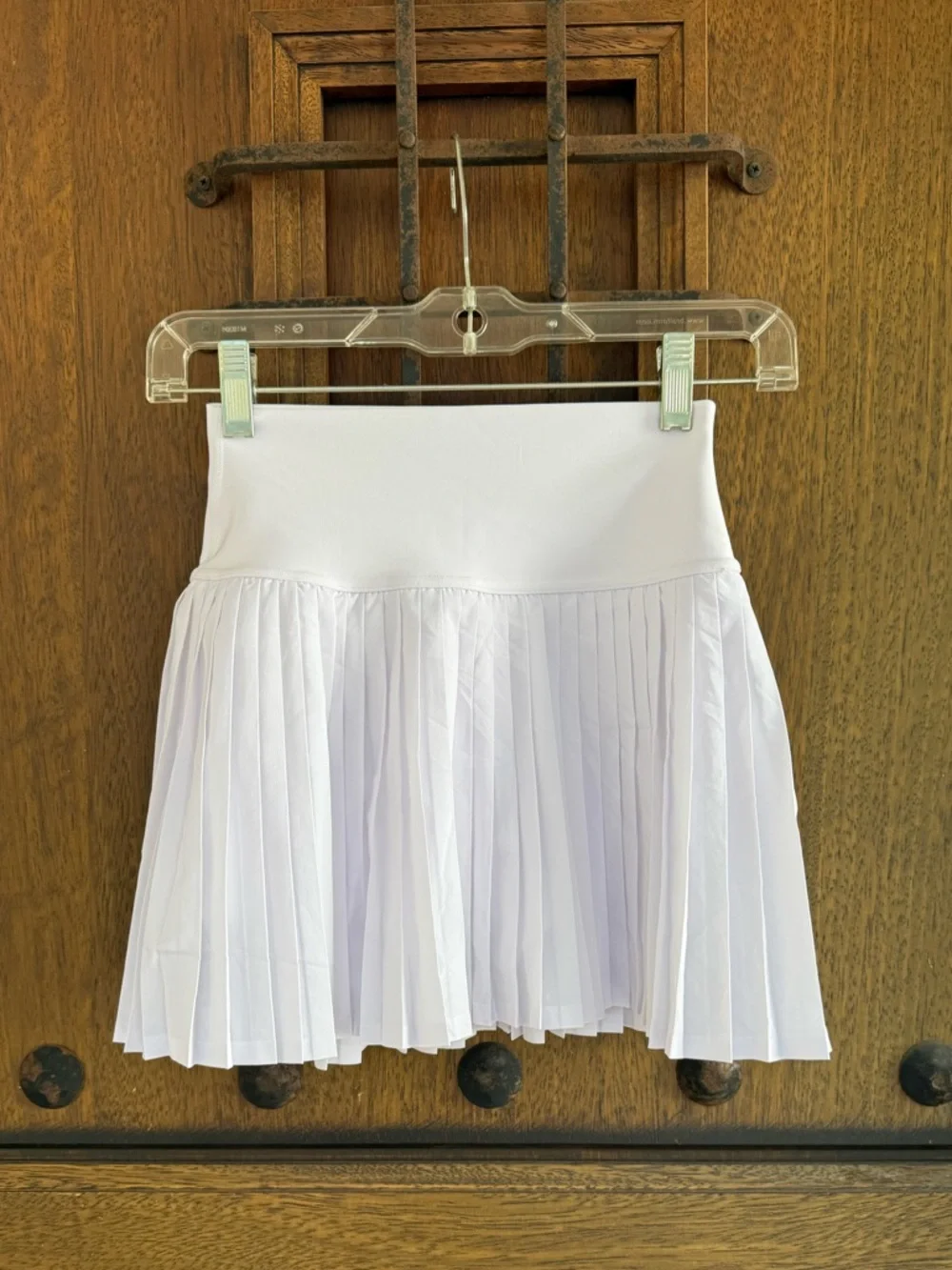 ALO Yoga White Pleated Mini Skirt Size XS